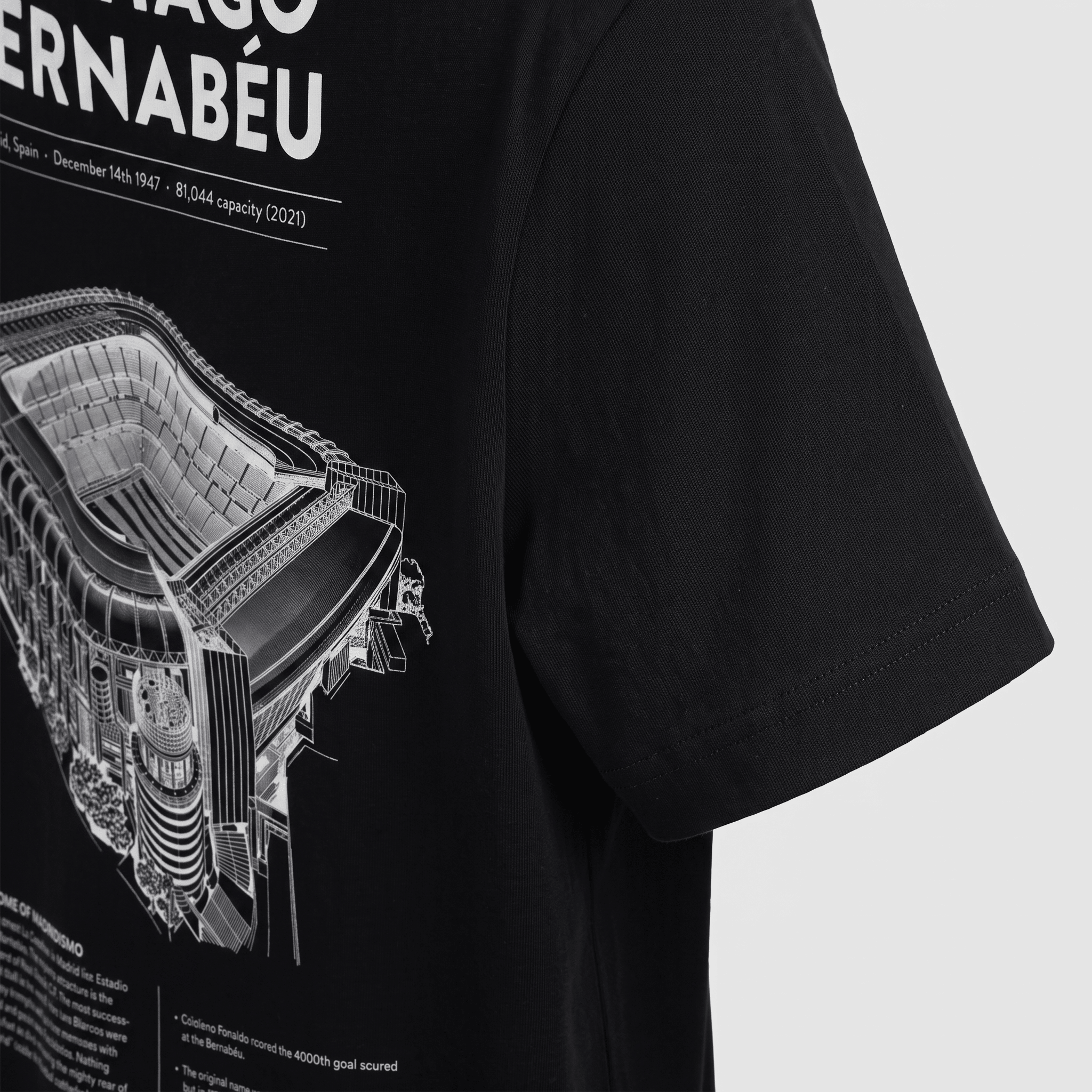 Tricou cu pictogramă arhivă Santiago Bernabéu