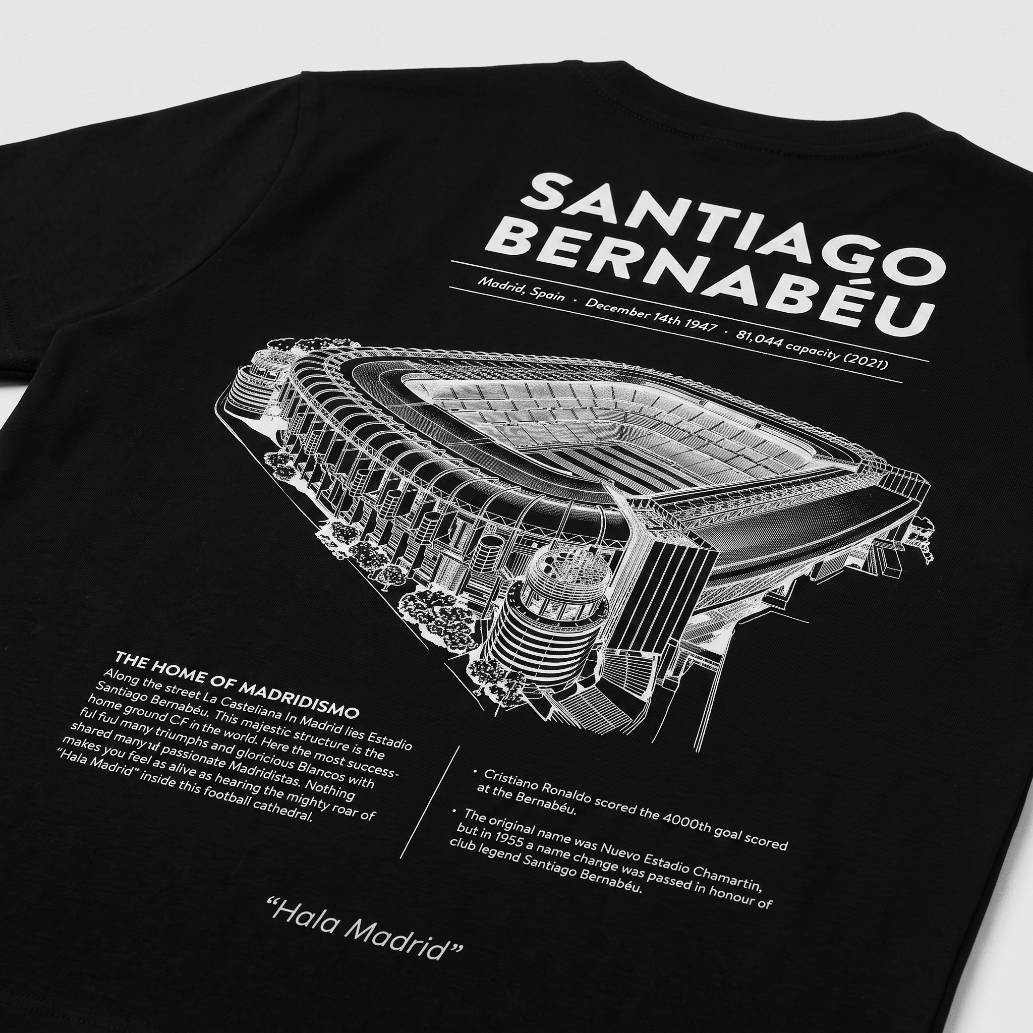 Tricou cu pictogramă arhivă Santiago Bernabéu