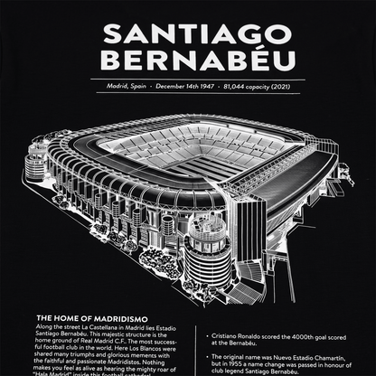 Tricou cu pictogramă arhivă Santiago Bernabéu