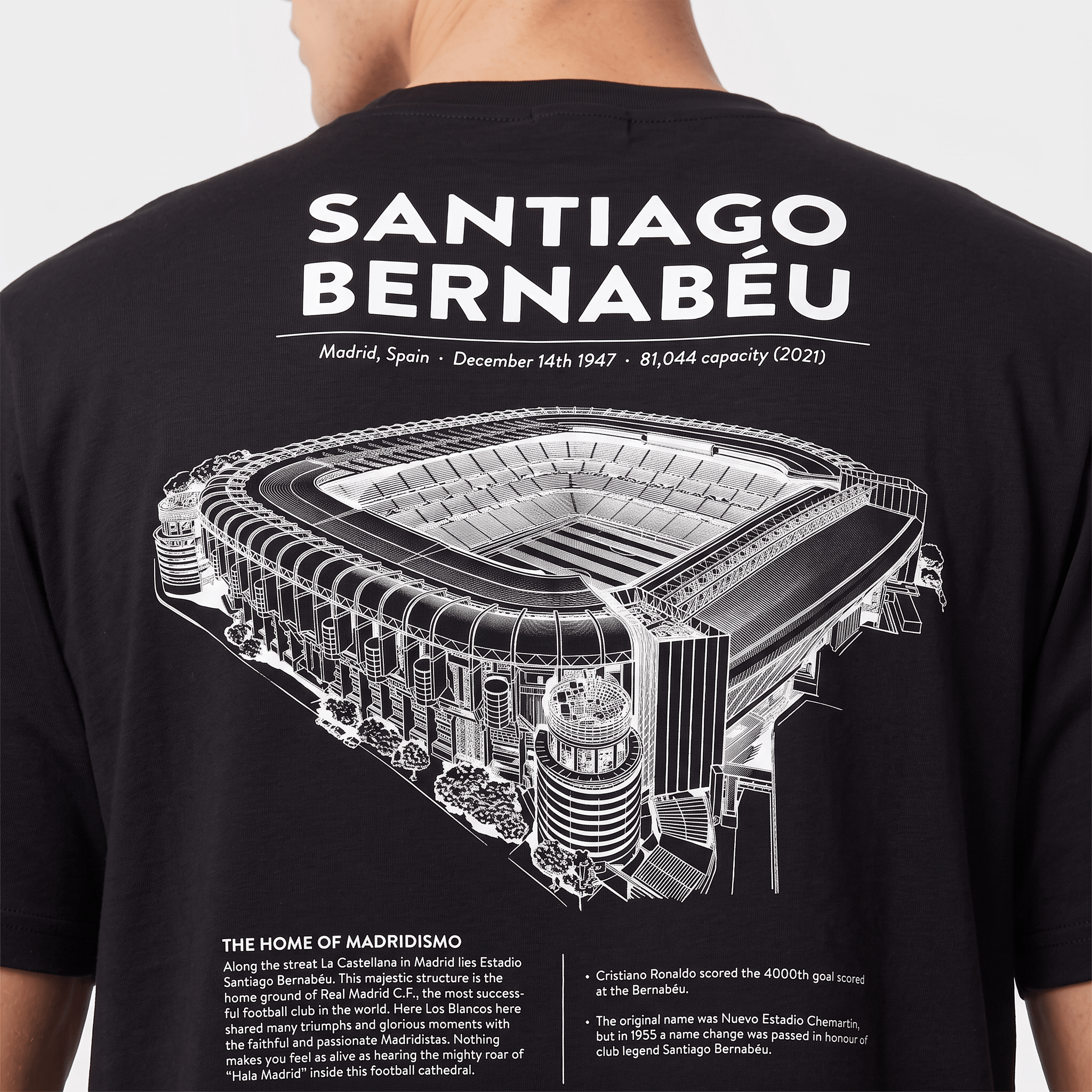 Tricou cu pictogramă arhivă Santiago Bernabéu