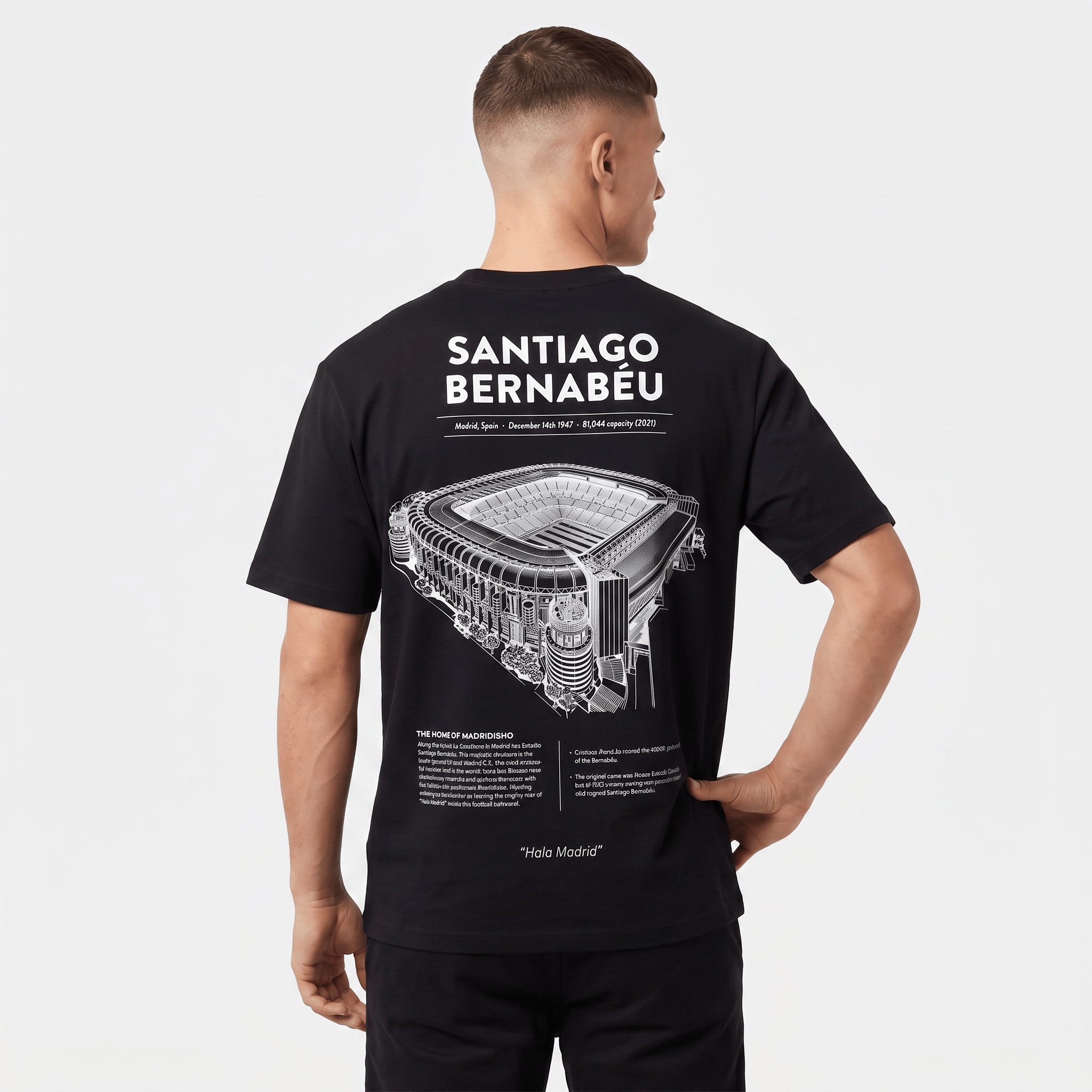 Tricou cu pictogramă arhivă Santiago Bernabéu