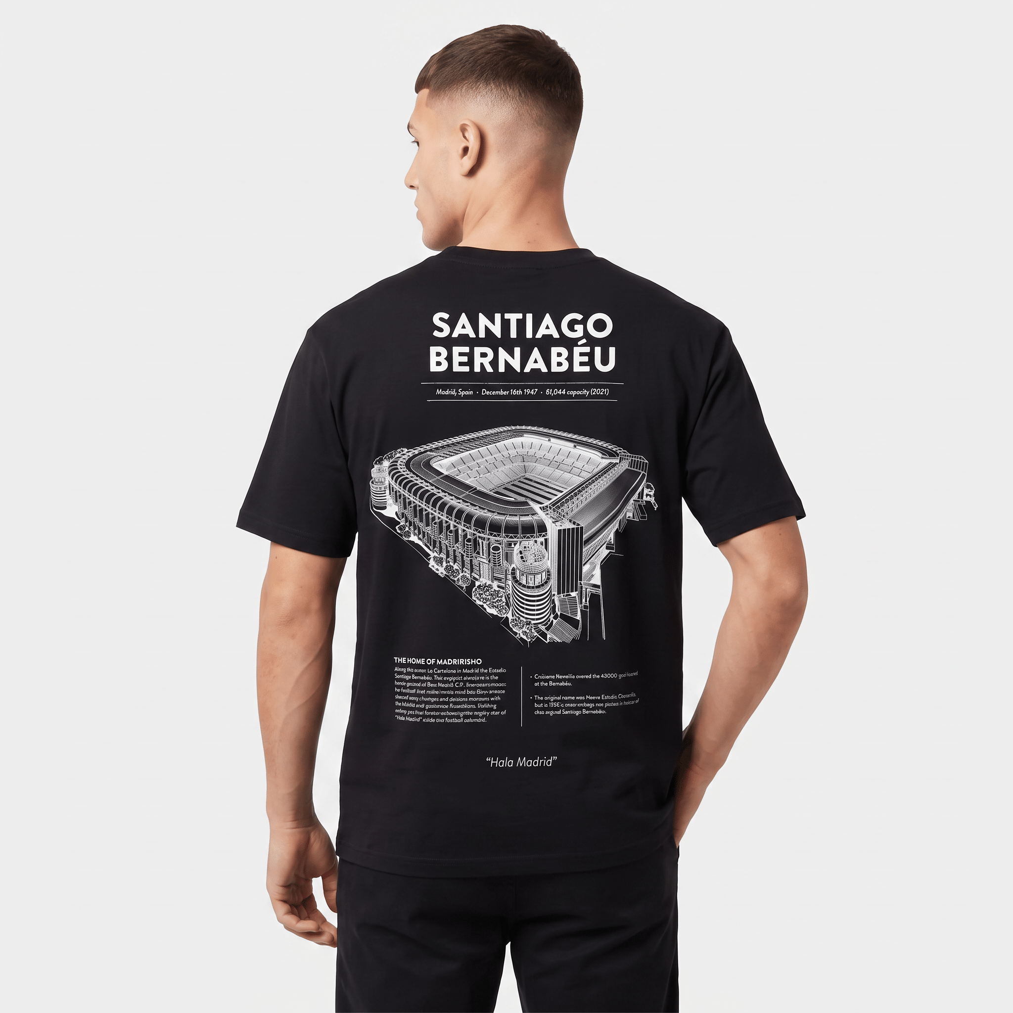Tricou cu pictogramă arhivă Santiago Bernabéu