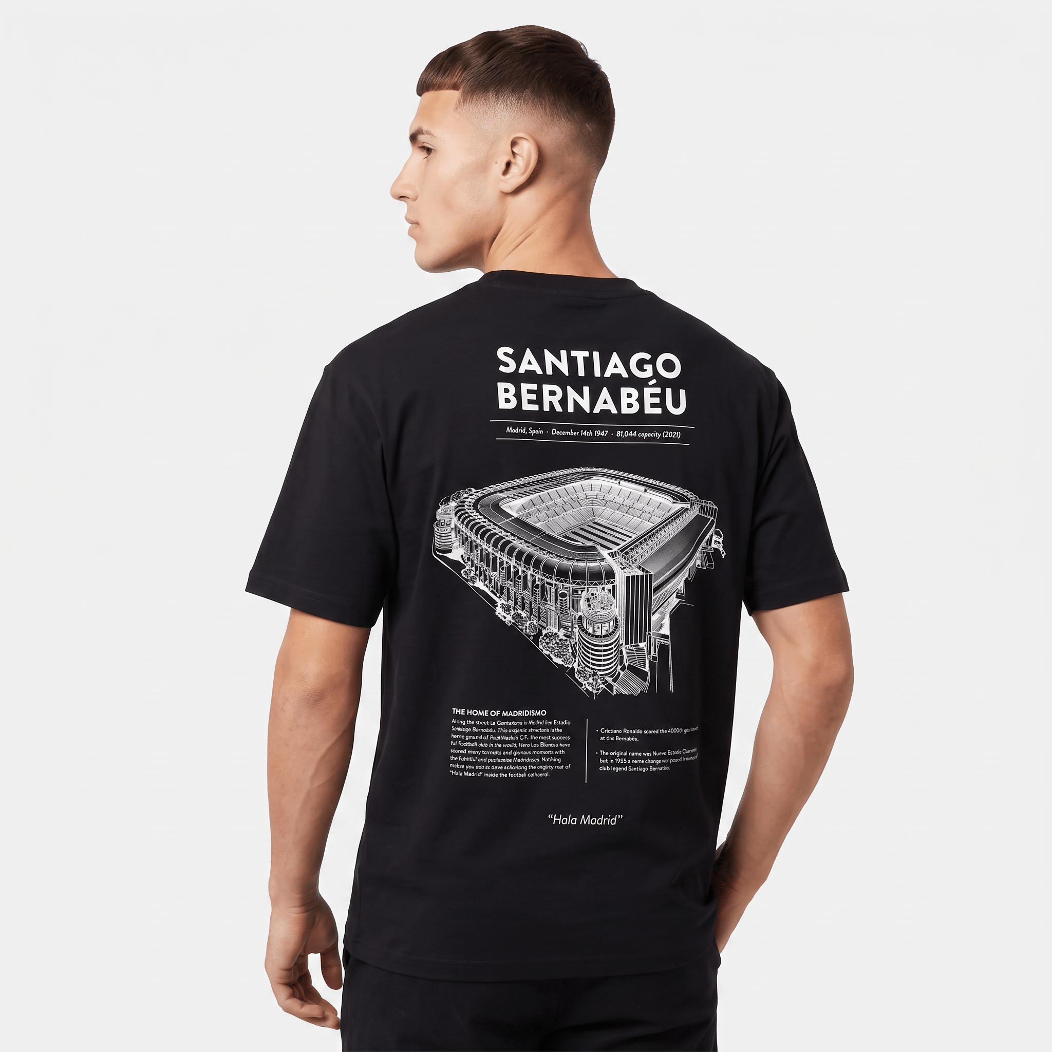 Tricou cu pictogramă arhivă Santiago Bernabéu