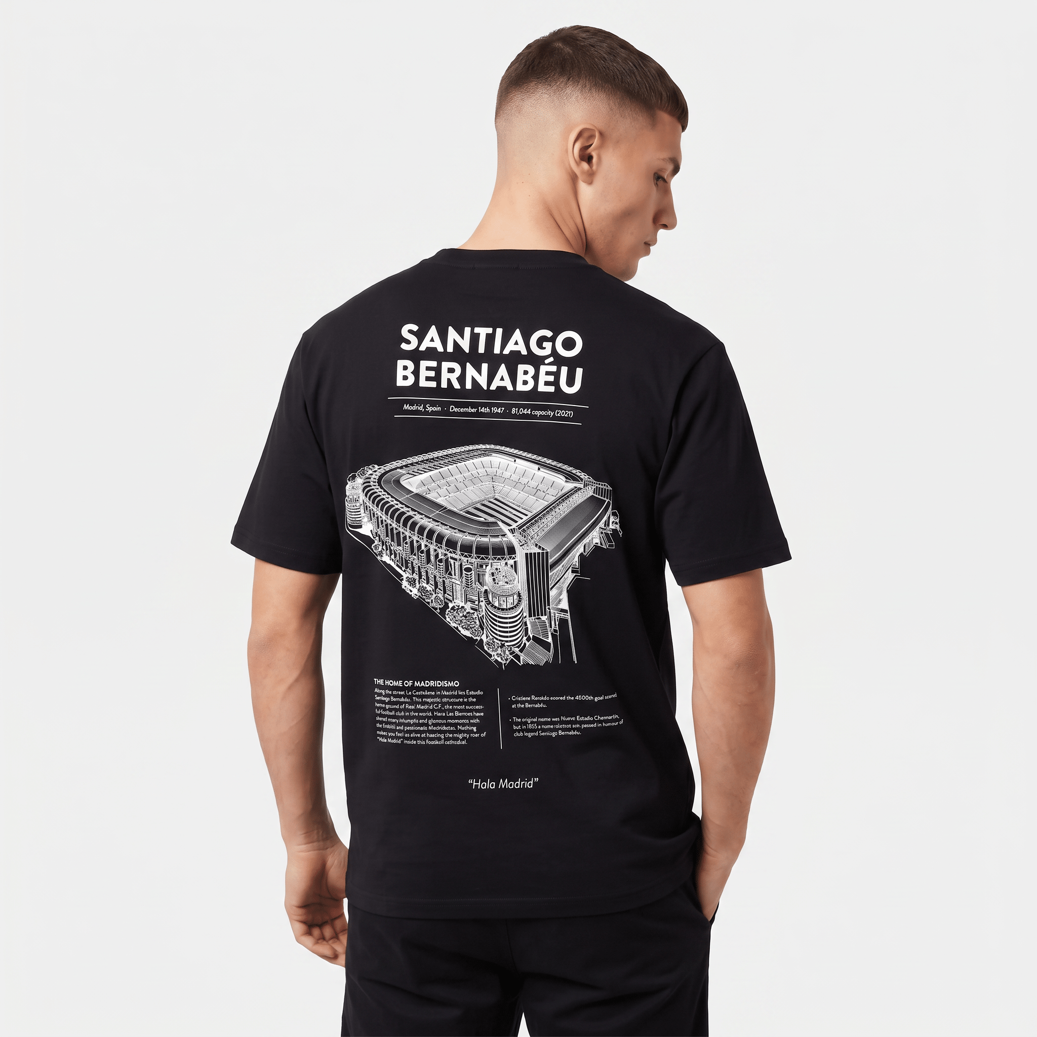 Tricou cu pictogramă arhivă Santiago Bernabéu
