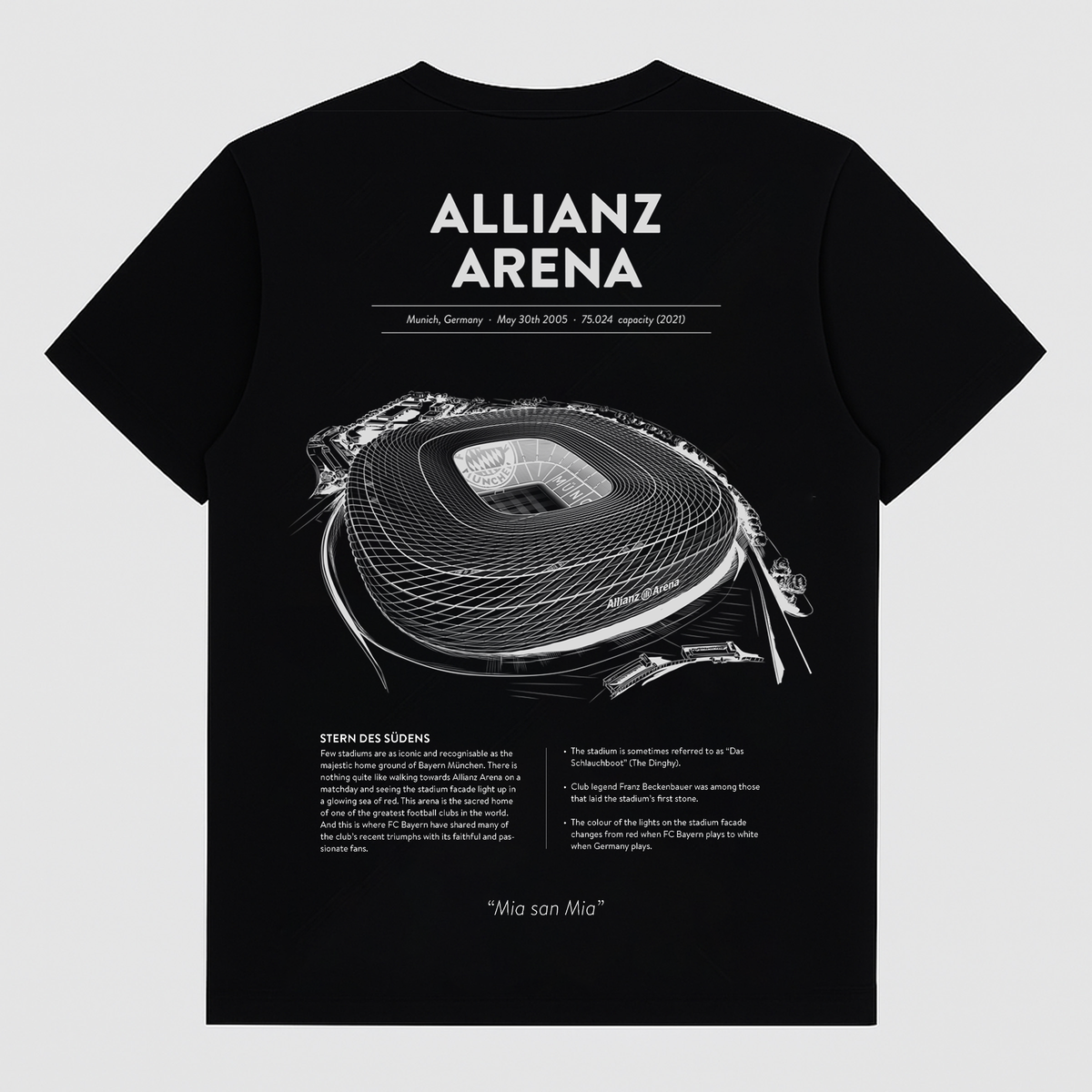 Allianz Arena Black T-Shirt