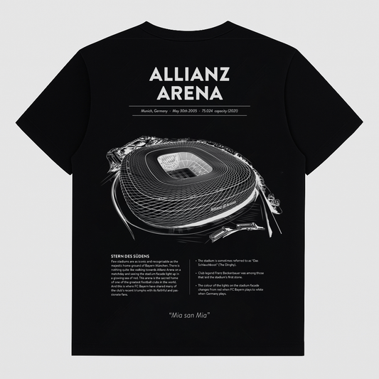 Allianz Arena Black T-Shirt