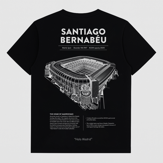 Santiago Bernabéu Black T-Shirt