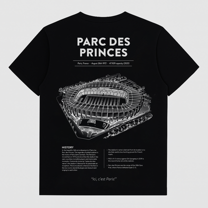 Parc des Princes Black T-Shirt