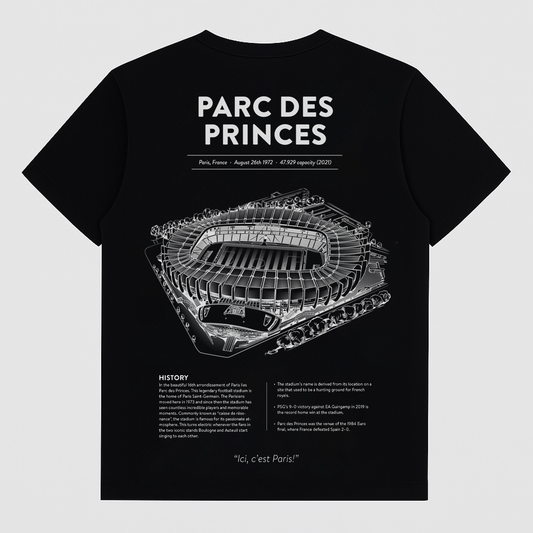 Parc des Princes Black T-Shirt